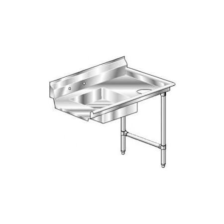 Aero Aerospec SS NSF Soiled Straight w/ Right Drainboard - 96 x 30 2SD-R-96